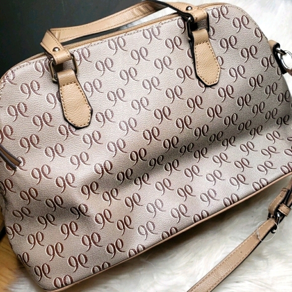 Nine West Floral 99 monogram Large satchel - Picture 7 of 10